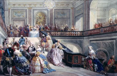 Fest på Chateau de Versailles i anledning af Dauphinens bryllup i 1745